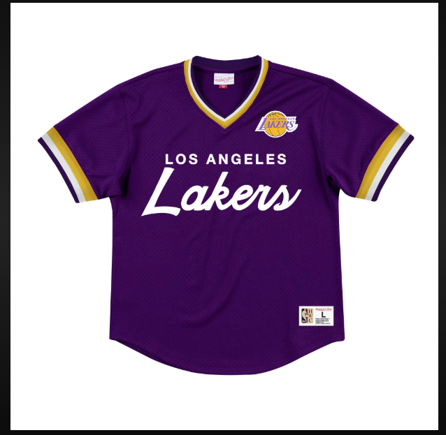 lakers v neck jersey